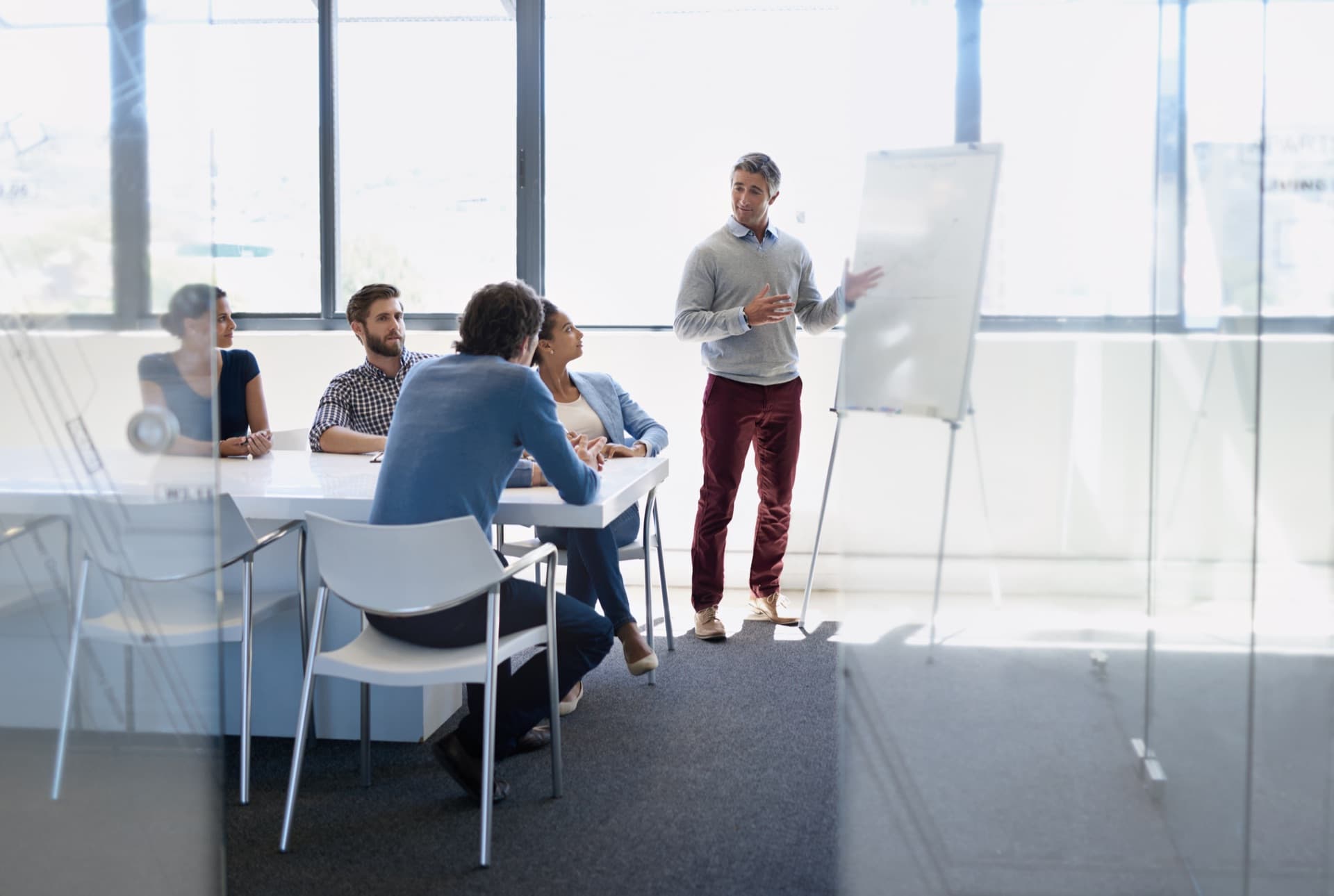 Strategic dashboard with data visualizations and business metrics