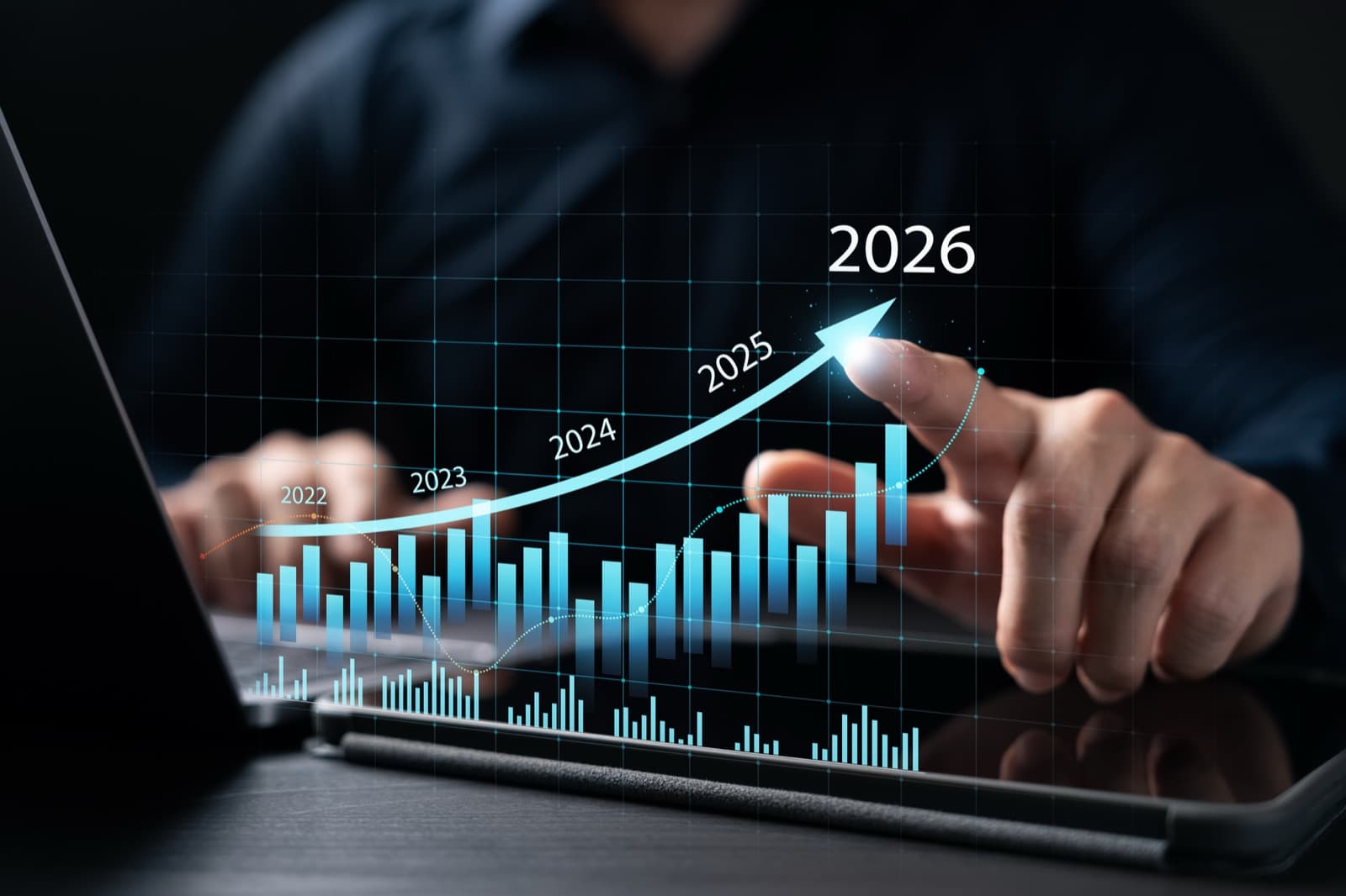 Executive beoordeelt de business case en ROI van een machine learning-investering